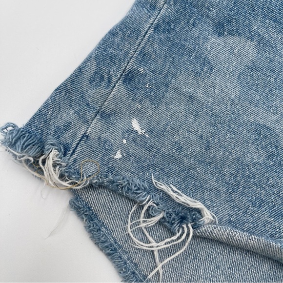 Levi’s Womens 501 Button Fly Camo Print Cutoff Denim Jean Shorts Size 32 (US 14) - Picture 12 of 12